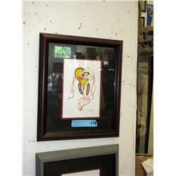 Richard Shorty Framed Print "Eagle Heart"