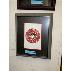 Richard Shorty Framed Print "Moon Design"