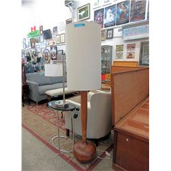 New 62" Tall Mid Century Style Wood Floor Lamp