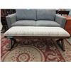 Image 1 : Wood Bench with Upholstered Top