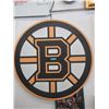 Image 1 : 54" Diameter Cardboard Boston Bruins Sign