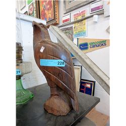 Carved Ironwood Bald Eagle