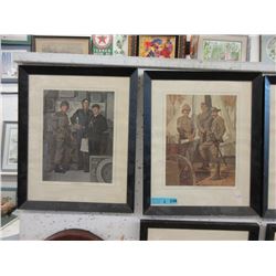 Pair of Framed Tom Neely 1966 Prints