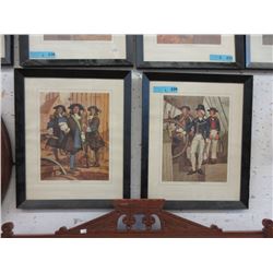 Pair of Framed Tom Neely 1966 Prints