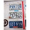 Image 1 : 5 BC License Plates - 70s & 80s