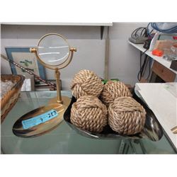 Brass Magnifying Glass, Faux Tortoise Shell & More