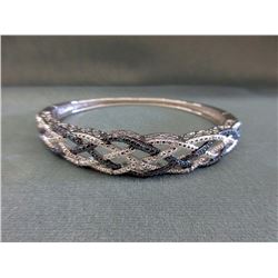 Quarter Carat Blue & White Diamond Bracelet