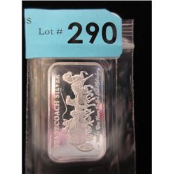 1 Oz. Stagecoach .999 Silver Art Bar