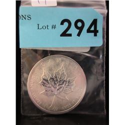 1 Oz. Canada Maple Leaf .9999 Silver Coin
