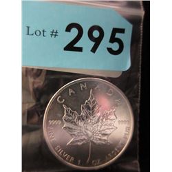 1 Oz. Canada Maple Leaf .9999 Silver Coin