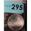 Image 1 : 1 Oz. Canada Maple Leaf .9999 Silver Coin