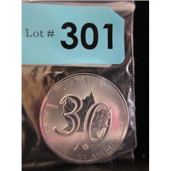 1 Ounce 2018 Canada .9999 Silver Coin