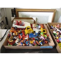 Approximately 30 Vintage Playmobil Toys