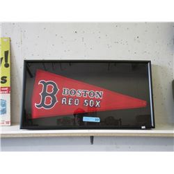 Shadow Box Framed Boston Redsox Pennant