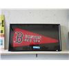 Image 1 : Shadow Box Framed Boston Redsox Pennant