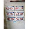 Image 1 : 12 Massachusetts License Plates