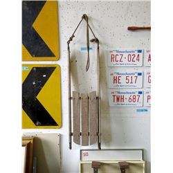 Vintage Wood Sled