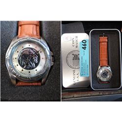 New in Tin Box August Steiner Coin Watch