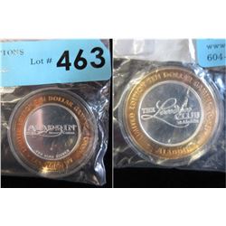 Ltd. Edition .999 Silver Aladdin $10 Casino Token