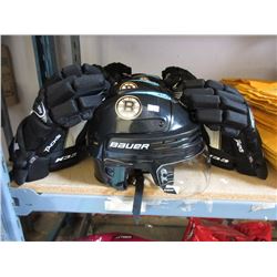 Bauer Hockey Helmet & CCM Gloves - Like New