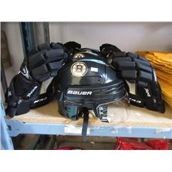 Bauer Hockey Helmet & CCM Gloves - Like New