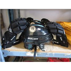 Bauer Hockey Helmet & CCM Gloves - Like New