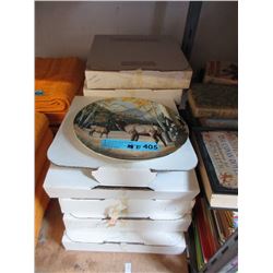10 Ltd Edition Bradford Exchange Collector Plates