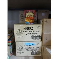 5 Boxes of Masala Rice & Lentil Quick Meals