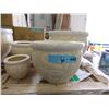 Image 1 : 2 New 4 Piece Sets of Ceramic Plant Pots