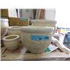Image 1 : 2 New 4 Piece Sets of Ceramic Plant Pots