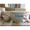Image 1 : 2 New 4 Piece Sets of Ceramic Plant Pots