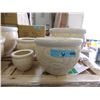 Image 1 : 2 New 4 Piece Sets of Ceramic Plant Pots