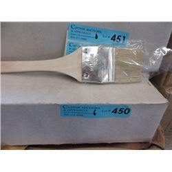 6 Dozen New Long Handled 2-1/2" Angle Brushes