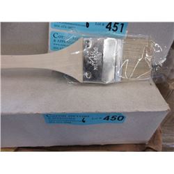 6 Dozen New Long Handled 2-1/2" Angle Brushes