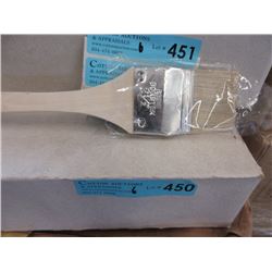6 Dozen New Long Handled 2-1/2" Angle Brushes