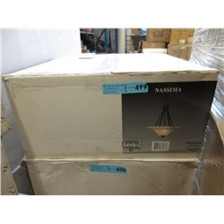 2 New Levico Nassima Single Shade Chandeliers