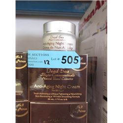 12 Jars of Dead Sea Anti-Aging Night Cream