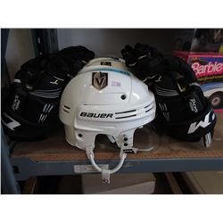 Bauer Hockey Helmet with CCM Gloves - Like New