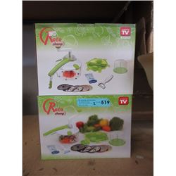 2 New Roto Champ Vegetable Slicers