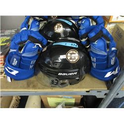 Bauer Hockey Helmet with CCM Gloves - Like New