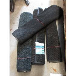 Two 33" Rubber Back Carpet Mats