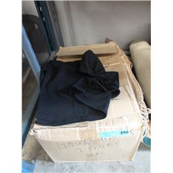 Large Case of Black Advertising Tee Shirts