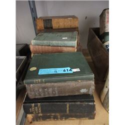 12 Vintage Hardcover Books