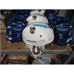 Bauer Hockey Helmet with CCM Gloves - Like New