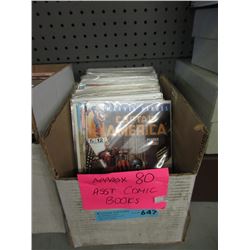 Approximately 80 Comic Books