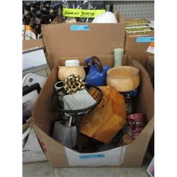 Box of Cutlery, Housewares & More