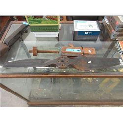 Vintage Wood Propeller, Plane & Gauge