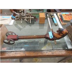 Vintage Hand Carved 20" Tall Rolling Toy