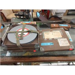 4 Vintage Film Reels