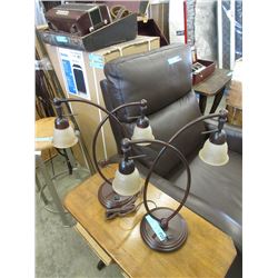 2 New Levico Prima 17" Table Lamps